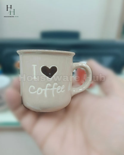 Mini Coffee Shots Cup-150ML -(6 Piece Set Mix Colour)