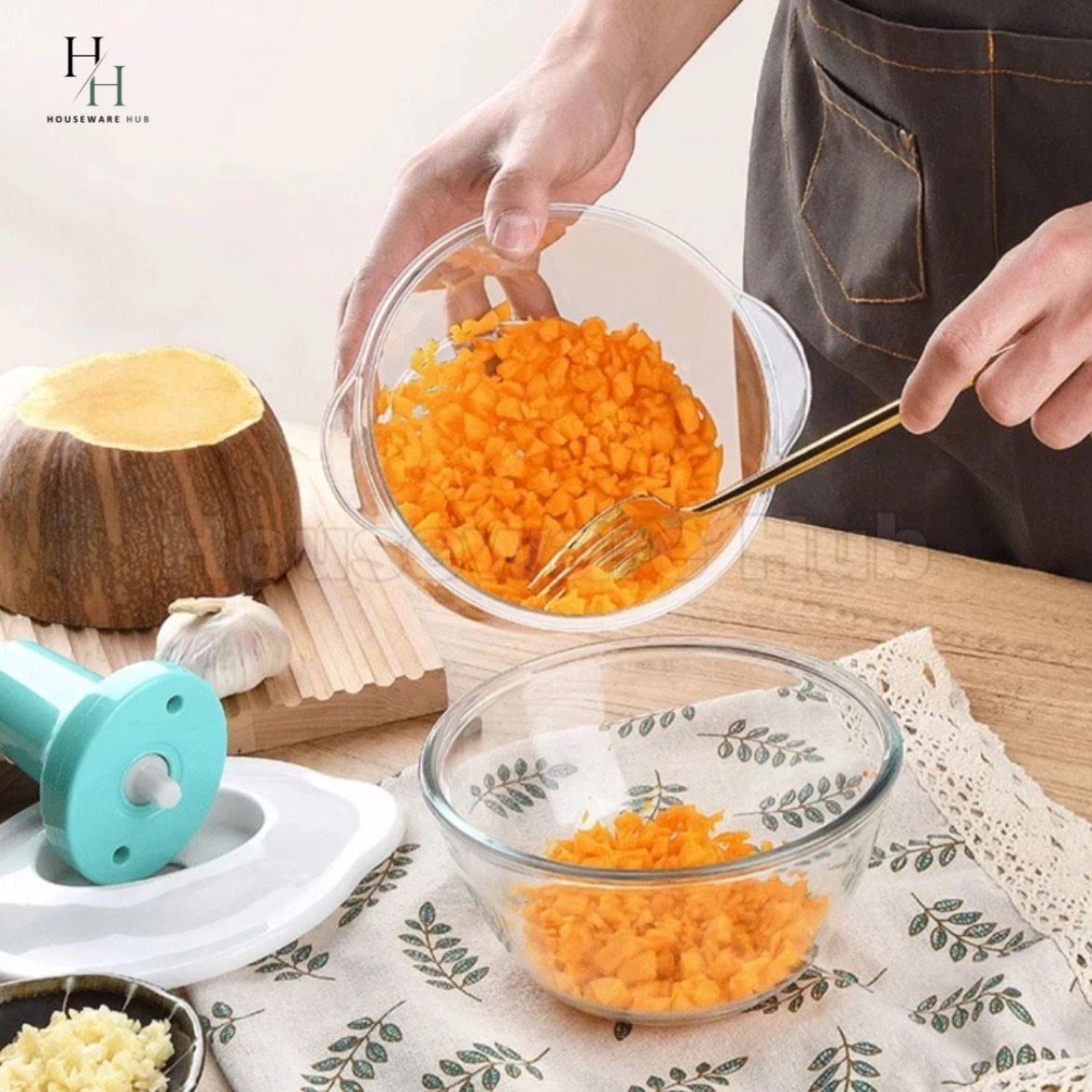 Manual Hand Press Chopper