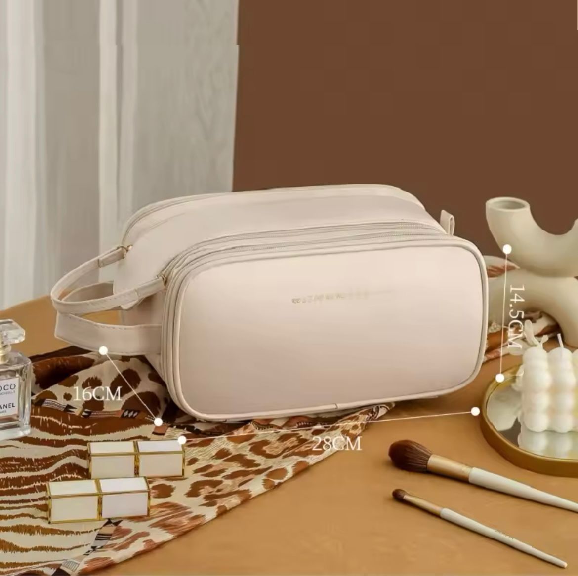 Triple Charm Makeup Bag