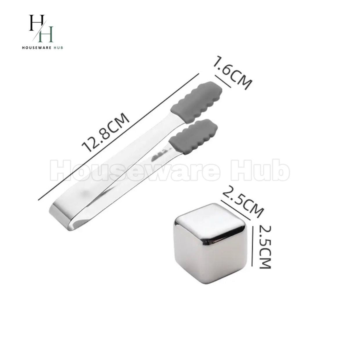 Reuseable Stainless Steel Ice-Cubes (6 Piece Set)