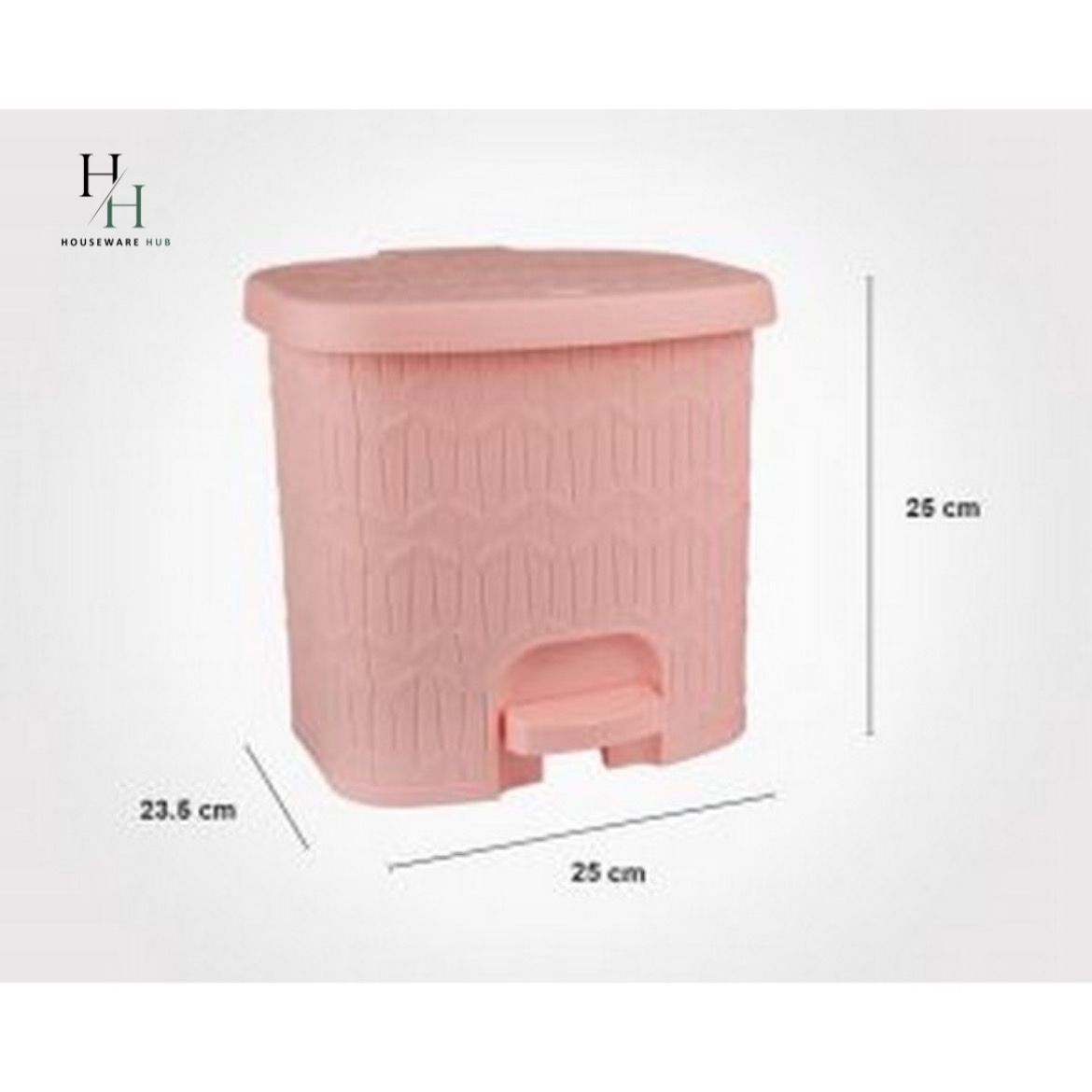 Limon Bamboo Dustbin With Pedal 6L