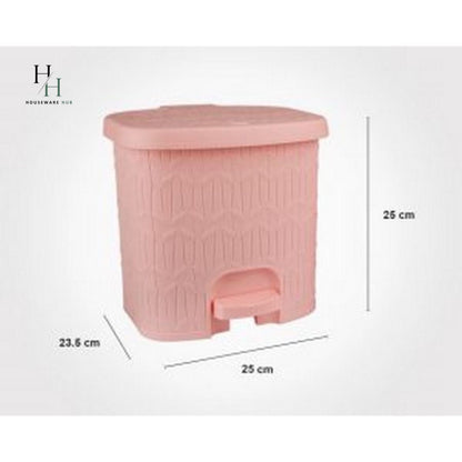 Limon Bamboo Dustbin With Pedal 6L