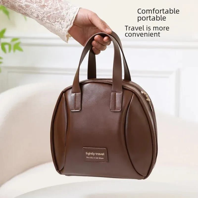 Handle-Top Cosmetic Bag