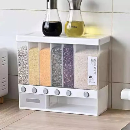 6 Partition Cereal Dispenser