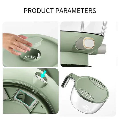 Rotating Grain Dispenser With Egg Tray