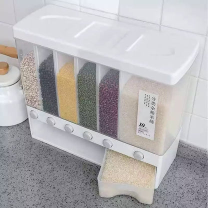 6 Partition Cereal Dispenser