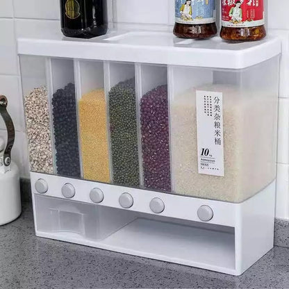 6 Partition Cereal Dispenser