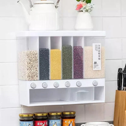 6 Partition Cereal Dispenser