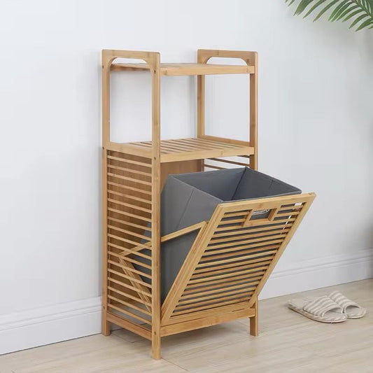 Bamboo Multifunction Laundry Basket