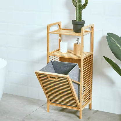 Bamboo Multifunction Laundry Basket