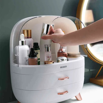 Cosmetics Organizer With Drawer Jewellery Container