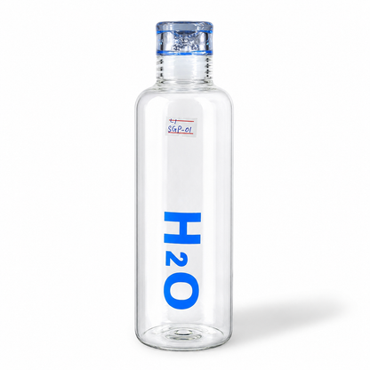 H2O Glass Water Bottle 500ml | Leakproof