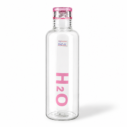H2O Glass Water Bottle 500ml | Leakproof