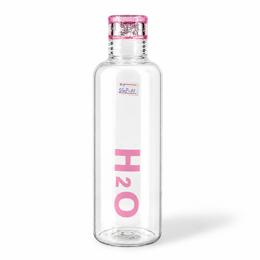 H2O Glass Water Bottle 500ml | Leakproof