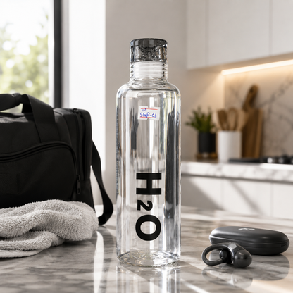 H2O Glass Water Bottle 500ml | Leakproof