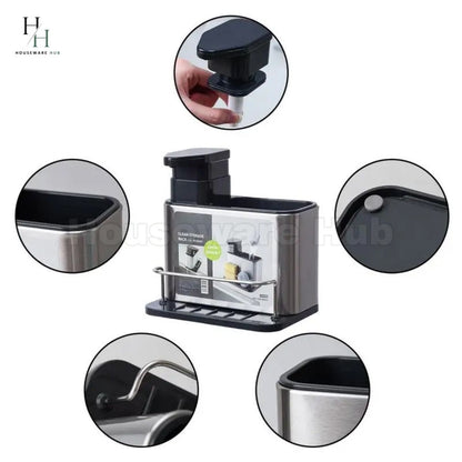 Stainless Steel 3in1 Sink Organizer