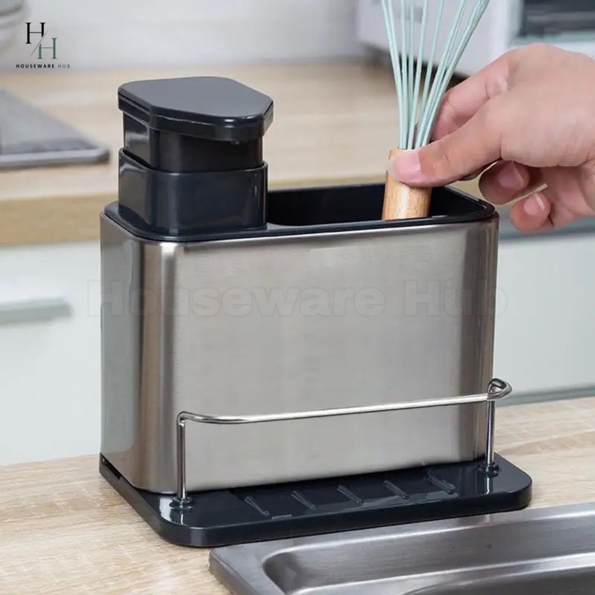 Stainless Steel 3in1 Sink Organizer