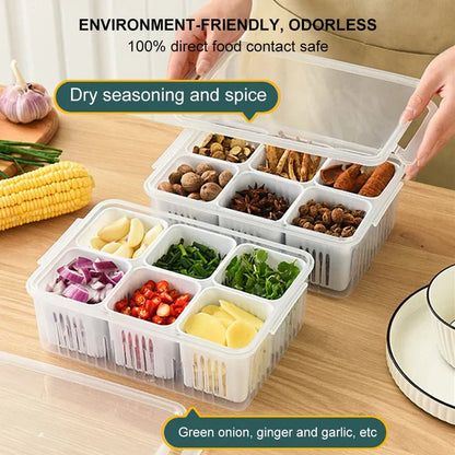 Vegetable box 6 partition
