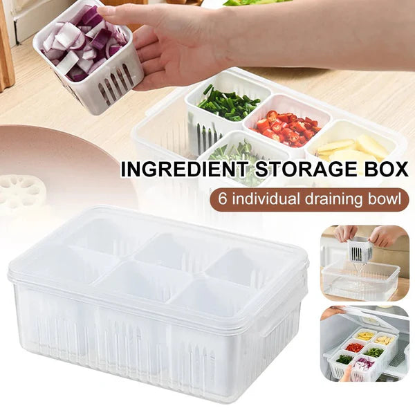 Vegetable box 6 partition
