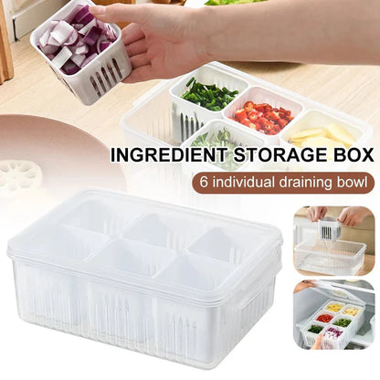 Vegetable box 6 partition
