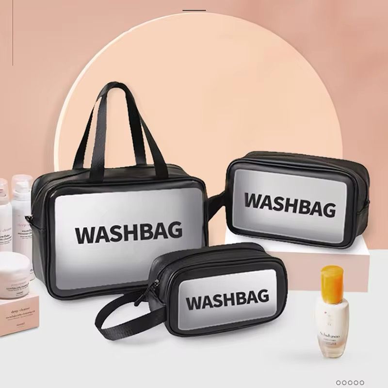 Transparent Toiletry Bag-3 Piece Set