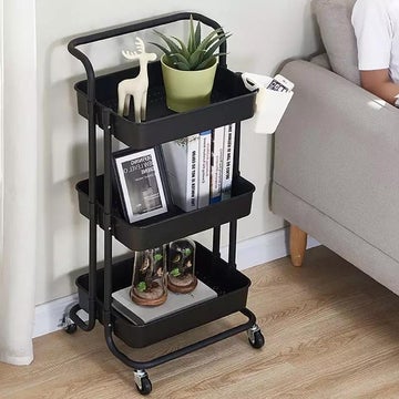 3 Tier Kitchen Storage Trolley Rack