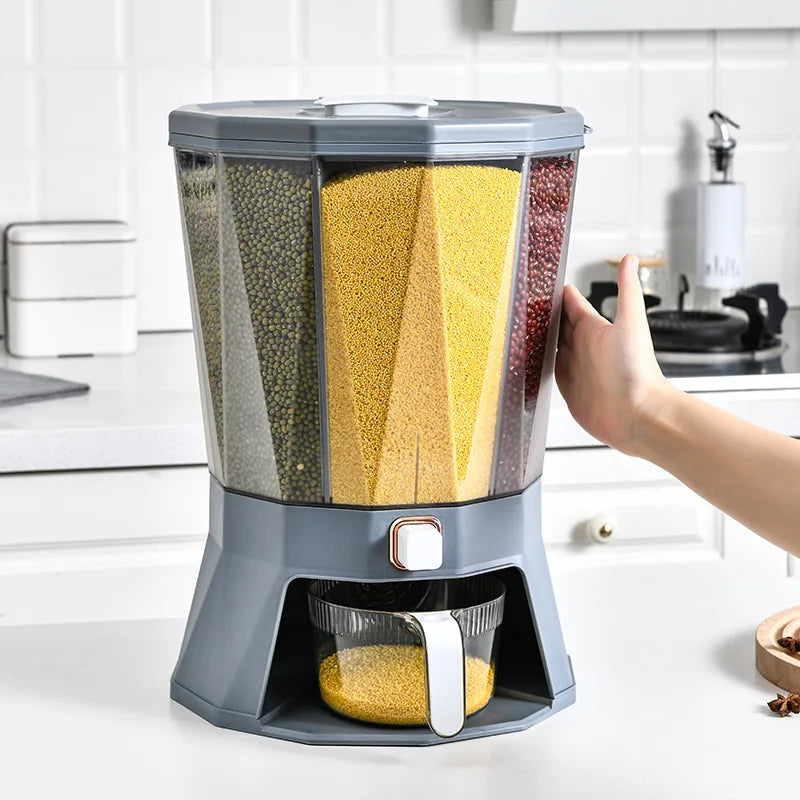 10 kg Rotate Rice Container