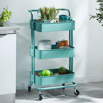 3 Tier Kitchen Storage Trolley Rack