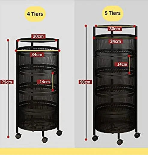 Premium Quality Basket Rotating Organizers