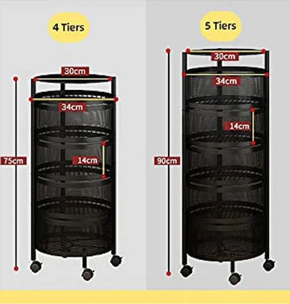 Premium Quality Basket Rotating Organizers